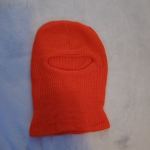 NEON Orange Ski Mask